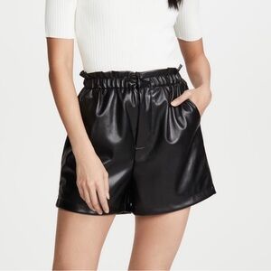 BB Dakota Steve Madden Faux Leather Shorts Black Women’s S